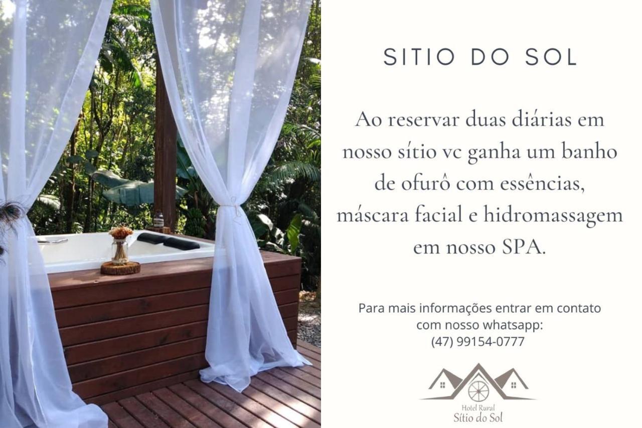 Hotel Rural Sitio Do Sol Guabiruba Экстерьер фото